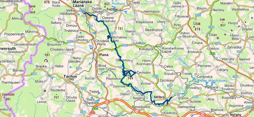 Vizualizace GPS tracklogu